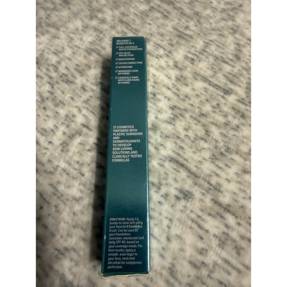 IT Cosmetics CC+ Oil Free Matte SPF 40 Deep‎ Full Coverage Cream 1.08 oz